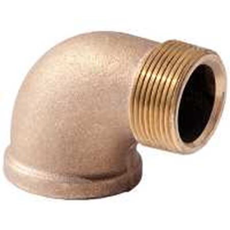 Picture of 2-1/2" MXF BRASS THRD 90 STREET ELBOW